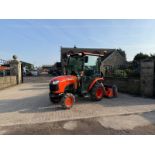 2017/67 KUBOTA B2350 23HP 4WD COMPACT TRACTOR BUNDLE! WITH NEW/UNUSED MATENG EF125 1.25 METRE FLAIL