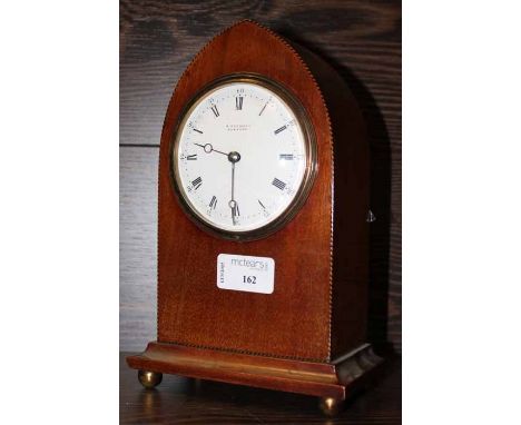 EDWARD AND SON FRECNH MAHOGANY MANTEL CLOCK