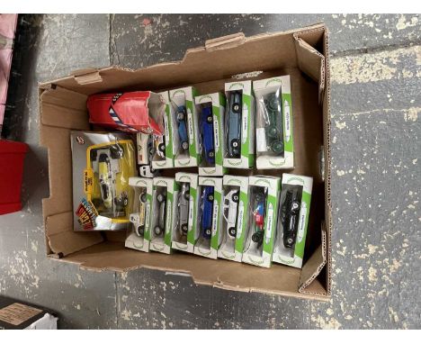 A collection of Corgi for Mobil boxed high performance toy cars