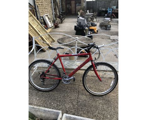 A Raleigh mountain bike.