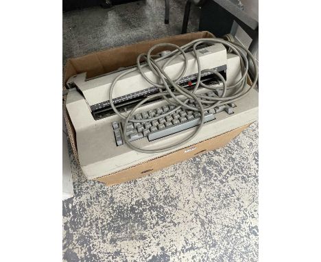 An IBM electric typewriter