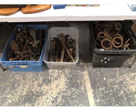 Curtain rings, garden tools, usefull and practical metal workProv. Consigned from Chipping Norton Manor
