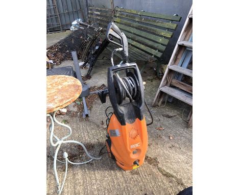 An RAC pressure washer, steel Snap-on tool box etc.