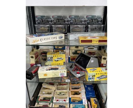 Boxed Corgi D-Day die cast toys, other Corgi die cast toys, a Classic Car set, a Matchbox 40th anniversary set, a Star Force 