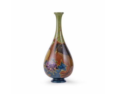 Vase bouteille en céramique de Rozenburg, vers 1899-1900Flask-shaped ceramic vase, N.V. Haagsche Plateelfabriek Rozenburg, th