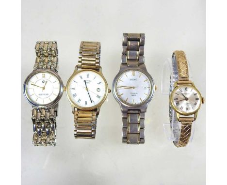 Four various dress watches, to include Rotary and Louis Pickard (4)