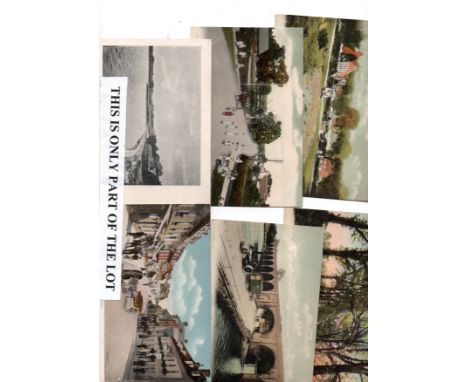F G O Stuart published cards x 51 b/w and coloureds , mainly Hants