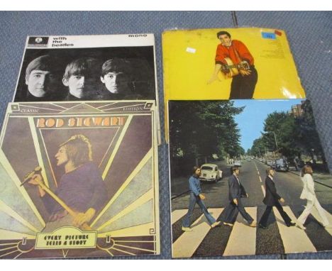 Four LPs to include Rod Stewart and The Beatles 