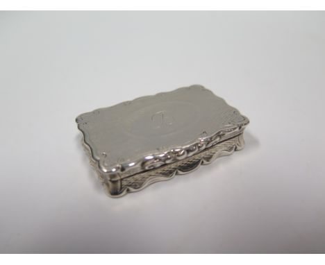 A Victorian Silver Snuff Box, Birmingham 1887, George Unite