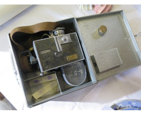 A Set Right Bus Conductor's Ticket Machine with leather strap and in case and with tickets