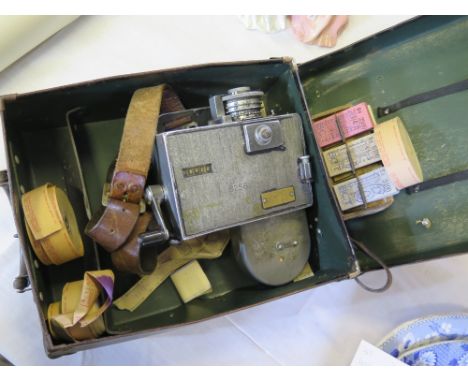 A Set Right Bus Conductor's Ticket Machine with leather strap and in case