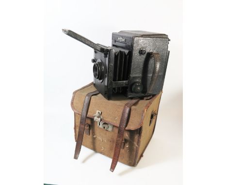 Junior Special Bellows Camera with Dallmeyer lense, cased