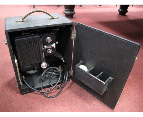 Vintage Kodak Home Kodacope Cine Projector, in a black case.