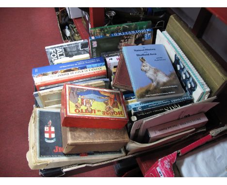 A Chad Valley 'GWR King George V' Locomotive Wooden Jigsaw, (boxed), a further contemporary humorous wooden jigsaw, 1950's ag