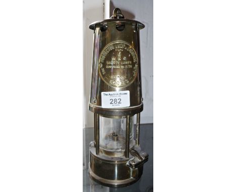 Brass miner's lamp Type 6 Protector Lamp &amp; Lighting Company Ltd