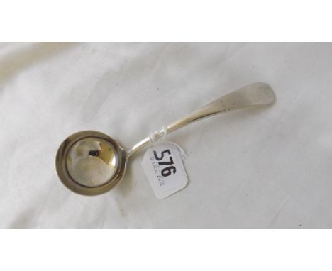 O.E. pattern sauce ladle Lon 1935 by JW &amp; Co 48g.  
