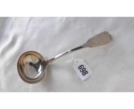 Geo. fiddle patter sauce ladle Lon 1816 by EM &amp; WH  50g.         