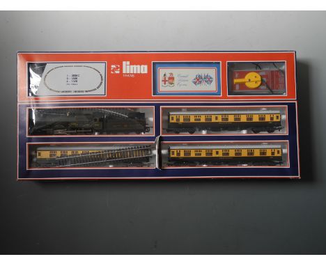 A boxed Lima Cornish Riviera Express and a boxed Hornby Train set.