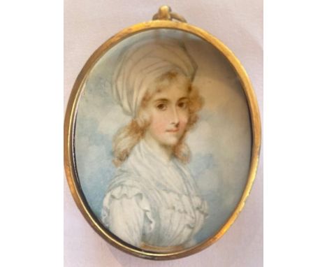 An early 19th cent portrait miniature&nbsp;