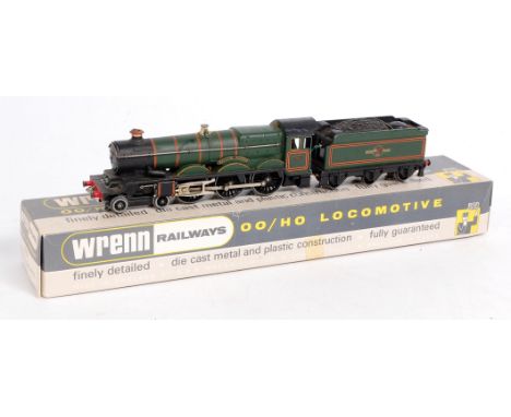 A Hornby Dublo 3-rail 'Bristol Castle' engine and tender (G) in a Wrenn Railways W2222 box (BG)