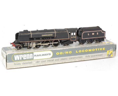 Wrenn Railways W2227/A LMS postwar black 'Sir William Stanier FRS' engine and tender, with faint packer number on box base (V