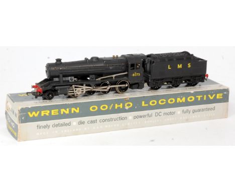 Wrenn Railways W2225A LMS black class 8F engine and tender, No.8073 to cabsides, with instructions (VG-BGVG)