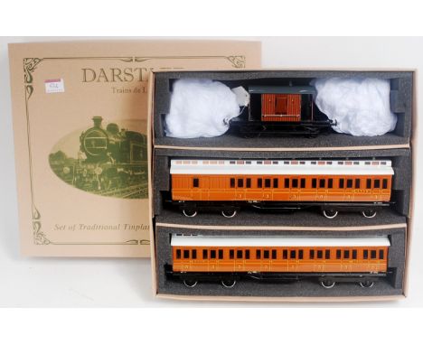 Darstaed LNER suburban 3rd and brake 3rd coaches and a BR brake van (VG-BG)