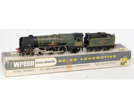 Wrenn Railways W2236 BR Green Rebuilt West Country Class engine and tender 'Dorchester' No.34042 (VG-BG)