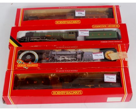 Hornby R308 LMS maroon Patriot engine and tender 5533 'Lord Rathmore' (G-BG) R315 LMS 2-8-0 engine and tender (G-BG) R320 LMS