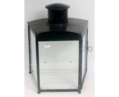 GER type platform oil lamp outer case, repainted