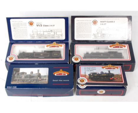 Bachmann 00 Gauge Locomotive Group, 4 Boxed Examples, to include 31-601 V1 BR Black No.67601 (NM-BG), No.31-506 J72 Tank BR B