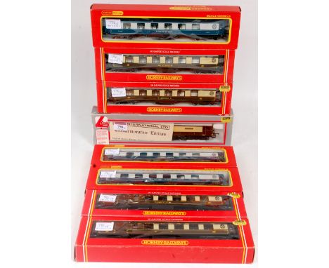 A Lima Limited Edition Class 73 electric No. 73101 'The Royal Alex' in umber/cream Pullman livery (VG,BG), with 2x Hornby R22