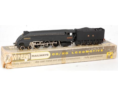 A Wrenn Railways W2213 A4 4-6-2 No.4903 'Peregrine' engine and tender, NE wartime black, with instructions (VGNM-BG)