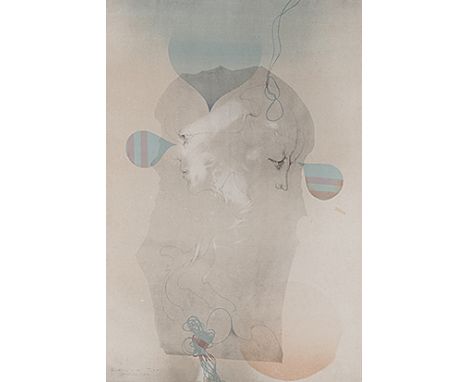 Judith Mason (South African 1938-) BALLOON NICK  lithograph, signed, dated 1980,  numbered 43/75 and inscribed with the title