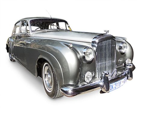 A 1955 BENTLEY S1 SALOON Tudor silver grey. This magnificent fully restored car is in superb condition. Engine 4887cc. 6-cyli