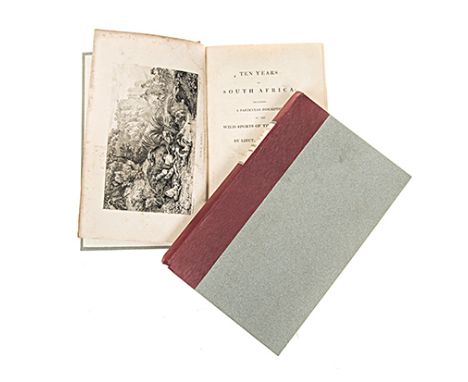 Moodie, J. W. D. Lieut. TEN YEARS IN SOUTH AFRICA INCLUDING A PARTICULAR DESCRIPTION OF THE WILD SPORTS OF THAT COUNTRY, 2 VO