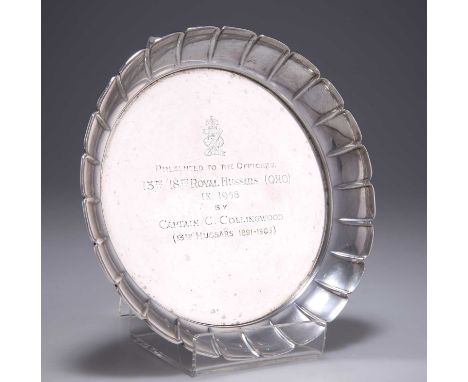 † AN ELIZABETH II SILVER STRAWBERRY DISH by Garrard &amp; Co Ltd, London 1957, circular with lobed edge, engraved with 13th/1