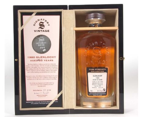 Signatory Vintage Rare Reserve, Glenlochy 1980 Highland Single Malt Scotch Whisky, distilled 06/11/1980, bottled 02/12/2015, 