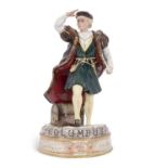 A Royal Doulton model of Christopher Columbus, HN3392, limited edition of 1492, this example is