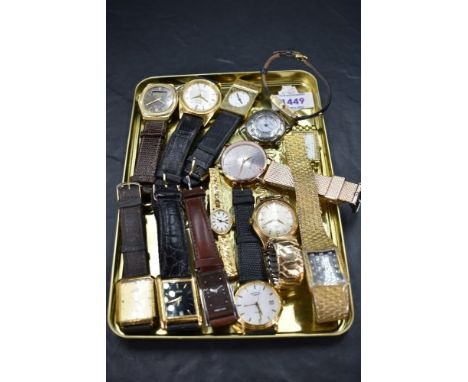 A selection of modern wrist watches including Rotary, Limit, Danish Design, Curtiss, Services Calendar etc