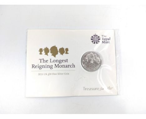 £20 coin Longest reigning Monarch. 2015 