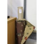 A small roll of material