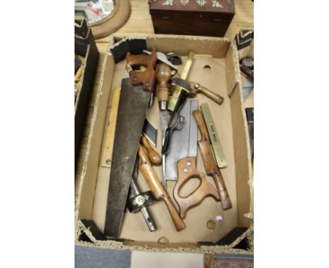 A good collection of early woodworking and other tools