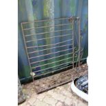 A wrought iron gate