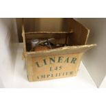 A Linear L45 amplifier, boxed