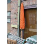 A garden parasol