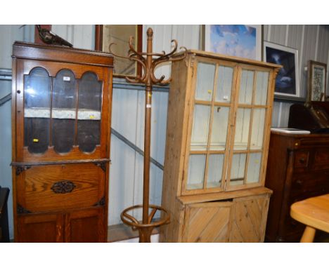 A bentwood hat and coat stand 
