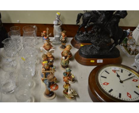 A Lladro figurine  AF; and a collection of Goebel figures - some damaged