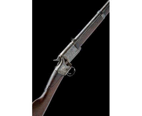 A .56-50 (RIMFIRE) TRIPLETT & SCOTT REPEATING CARBINE, CIRCA 1865, serial no. 5055, with 22in. barrel rifled with three groov