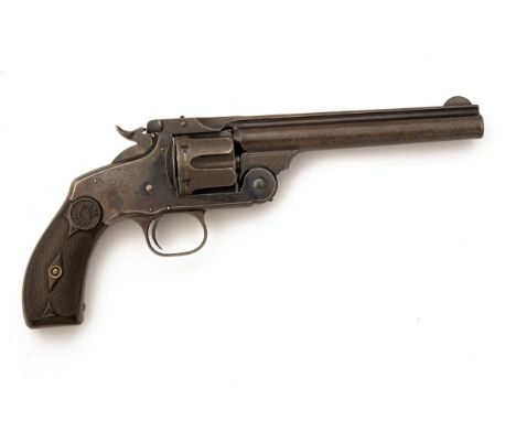 A .44 (RUSSIAN) SMITH & WESSON 'NEW MODEL 3' REVOLVER, serial no. 25053, manufactured circa 1897, with blued 6 1/2in. barrel,